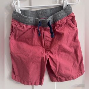 Carter's Pink Shorts with Gray Waistband and Navy Drawstring